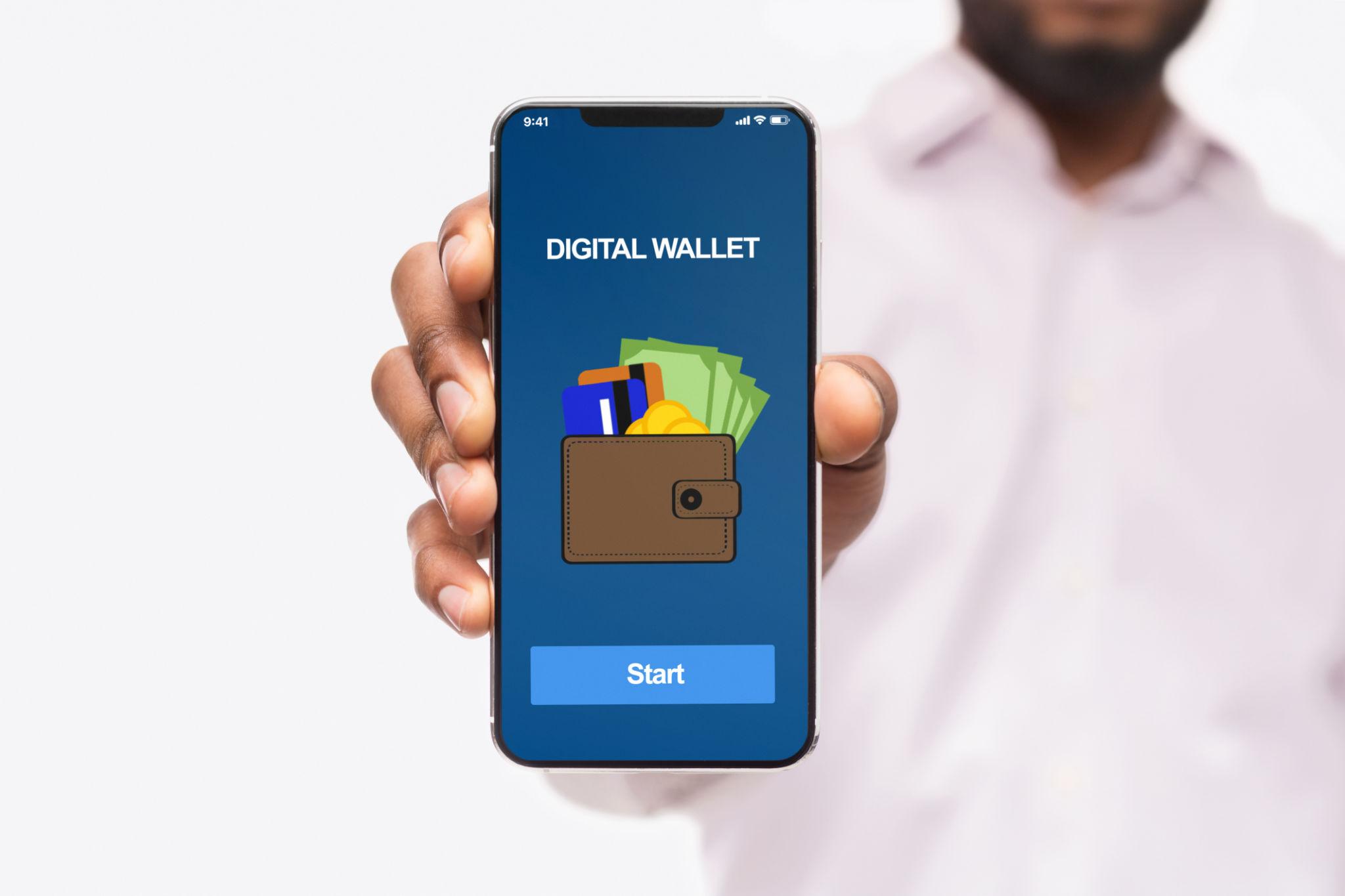 FinTech mobile wallet platform for digital payments, secure transactions, financial management, and mobile banking services